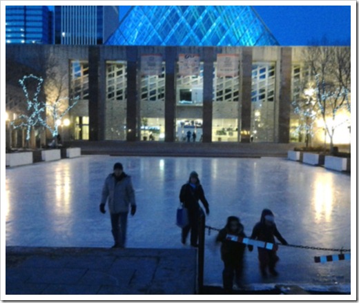 Winter Skating at City Hall