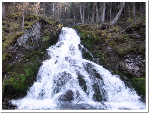 Waterfall in Peter Loughheed Provincial Park